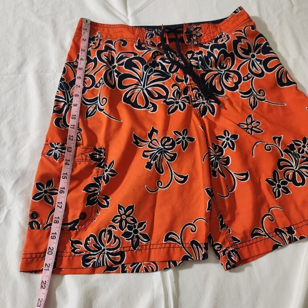 O'NEILL Men's 21 Inch Size M Floral Print Drawstring Boardshorts Beach Cruise - Picture 13 of 14
